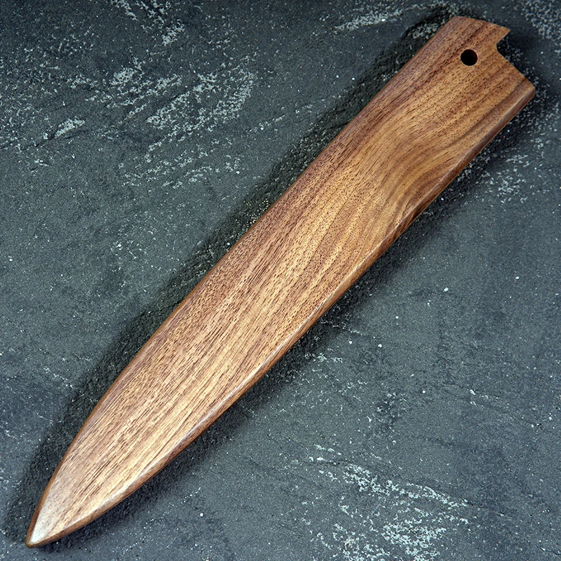 直播专用链接正夫柳刃胡桃木刀鞘带磁吸商用家用刀配件