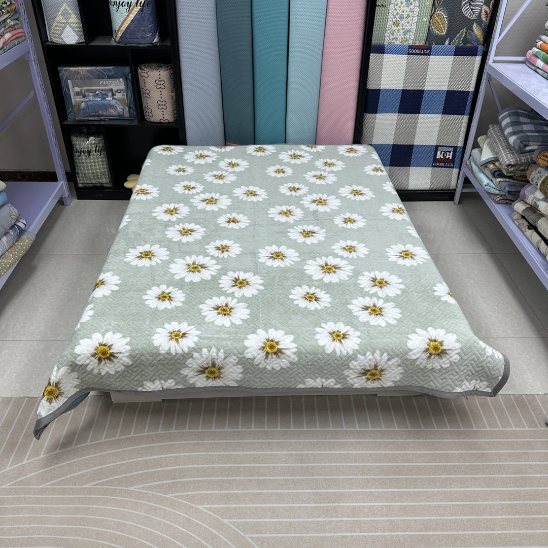 雏菊200*230cm（±5）宝宝绒床盖加厚秋冬款牛奶绒床毯保暖过冬神器