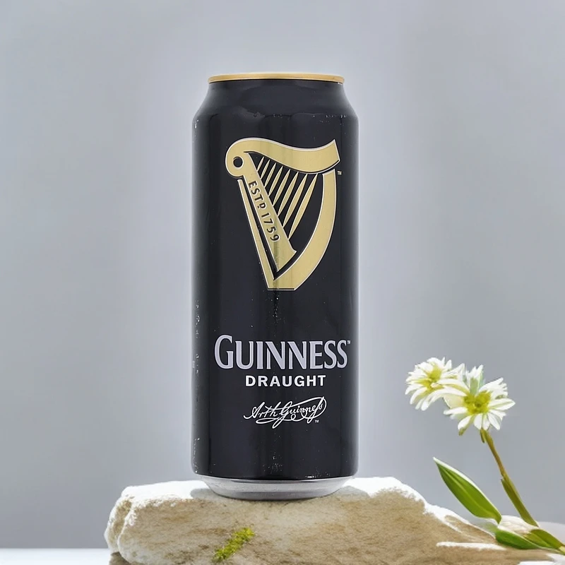 GUINNESS/健力士GUINNESS/【国产百威生产】健力士精酿黑啤麦芽度9.9度啤酒健力士醇黑440ml*1瓶
