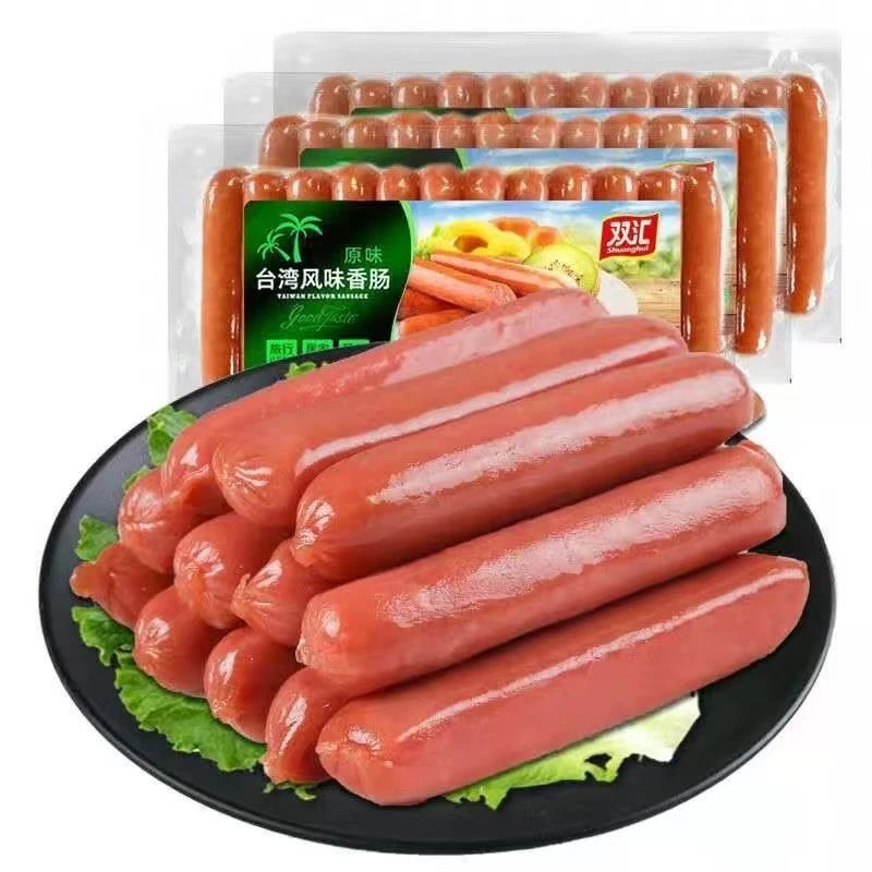 双汇台湾风味香肠热狗肠烤肠烧烤油炸火锅配餐炒菜即食火腿肠整箱