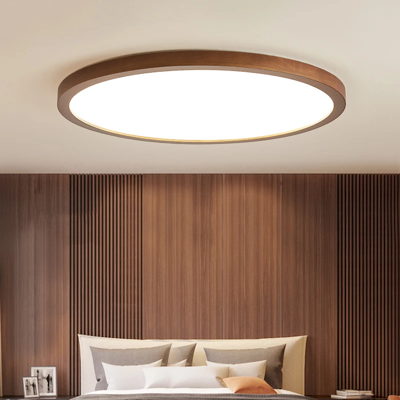 2025新中式超薄圆形卧室吸顶灯大气书房客厅灯餐厅房间主卧吸顶灯