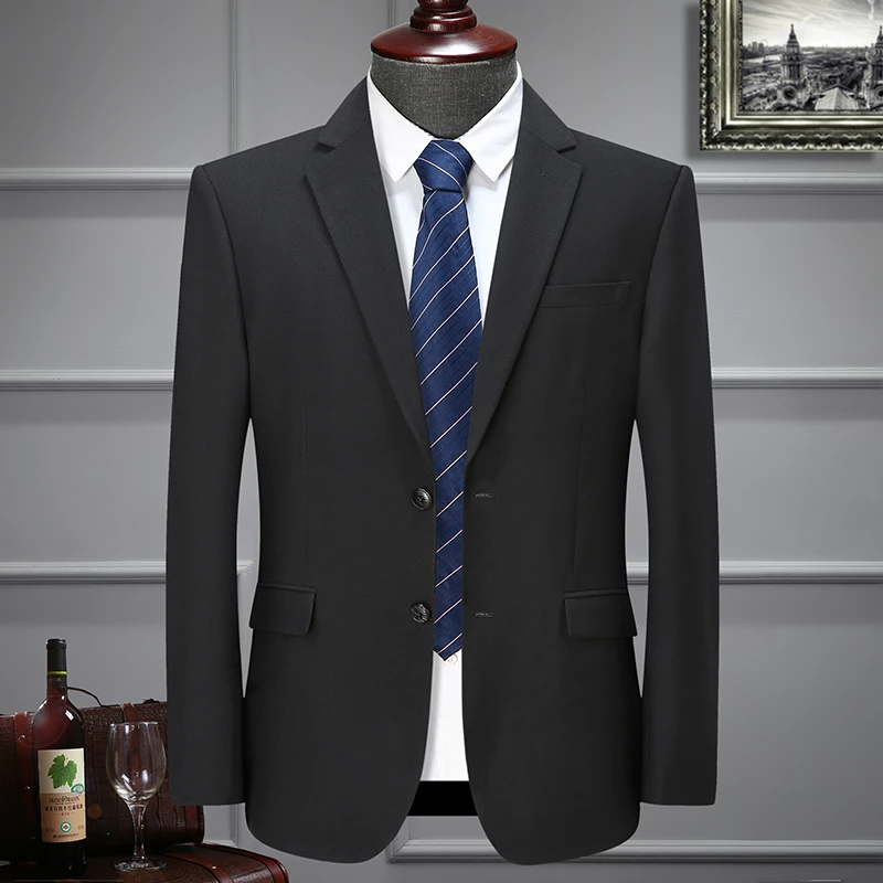 【套装单西合集】商务大码正装礼服面试结婚纯色高档休闲男士单西服