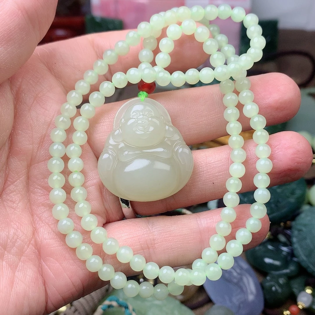 和田玉颈饰未镶嵌