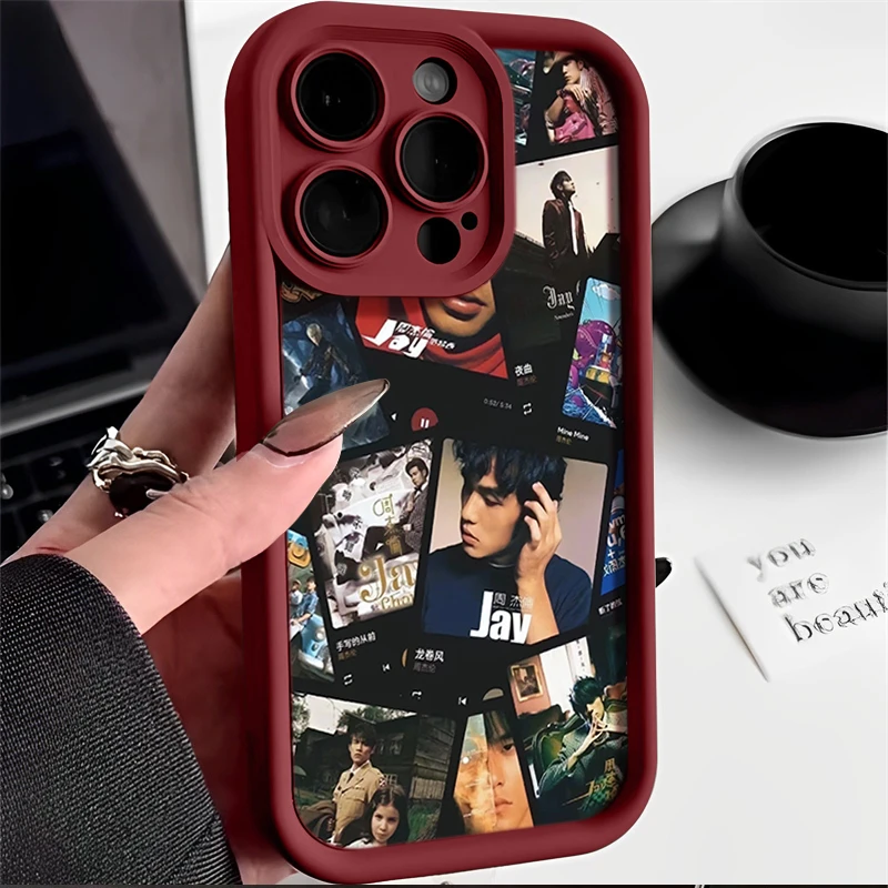 个性周杰伦专辑苹果15pro壳iPhone14promax防摔13全包12/11高级xr