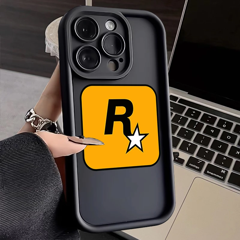 ins网红R星iphone15苹果壳14promax新款13pro防摔12高级11全包软