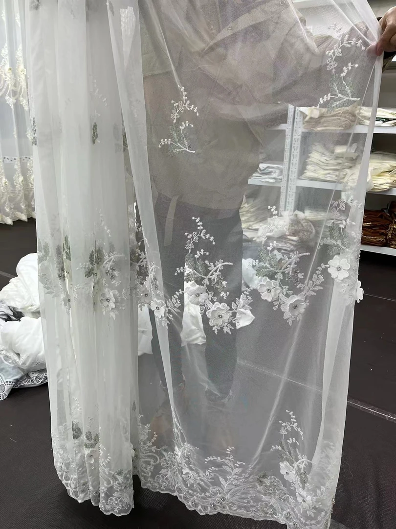 宇旺高端窗纱清货8017