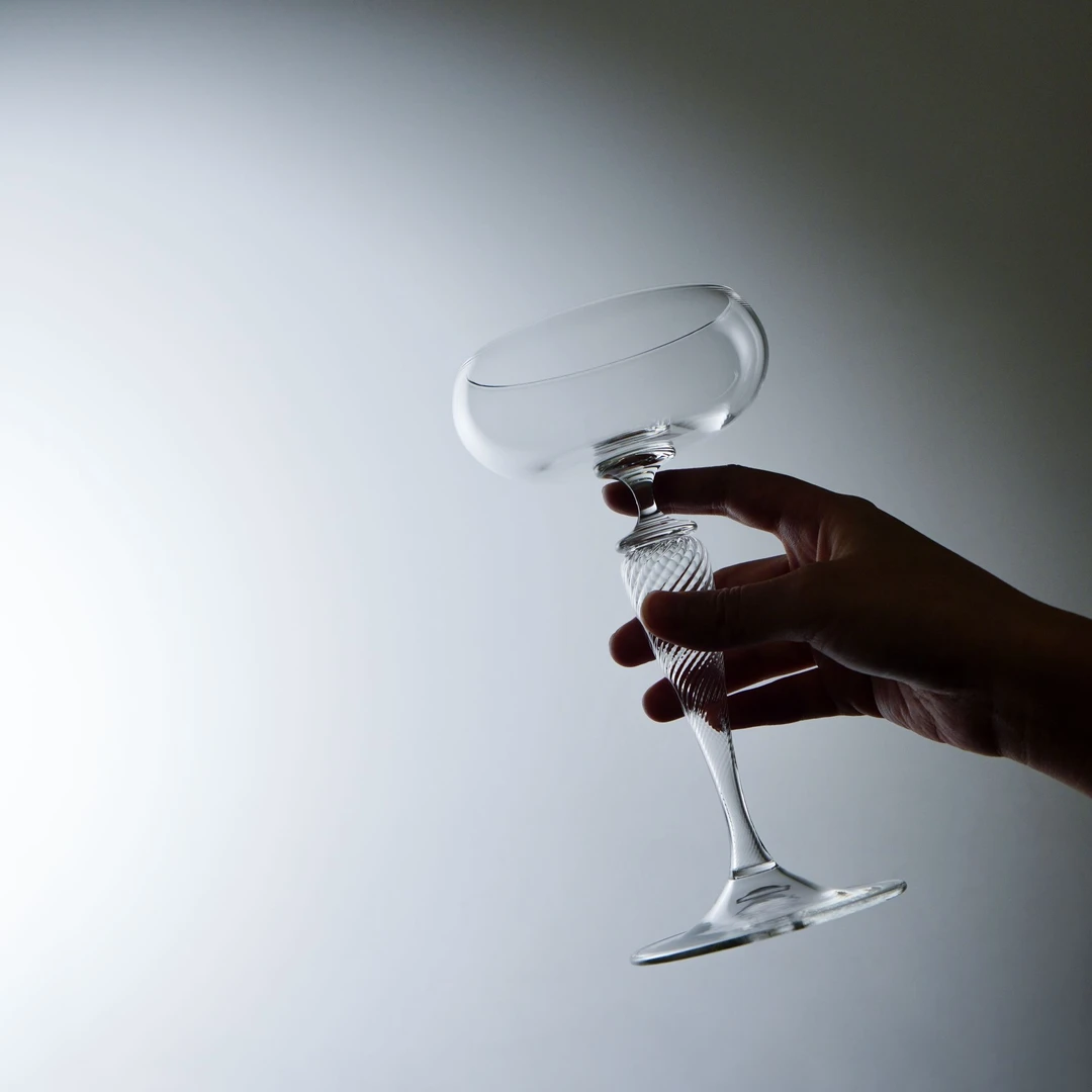 予御丨朝露-环澈鸡尾酒杯/烛台 S0022 透明耐高温精美