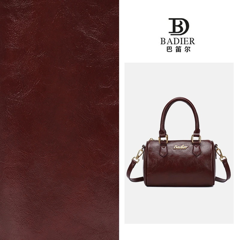 Badier /2024新款时尚斜挎枕头包 BD001安可拉红