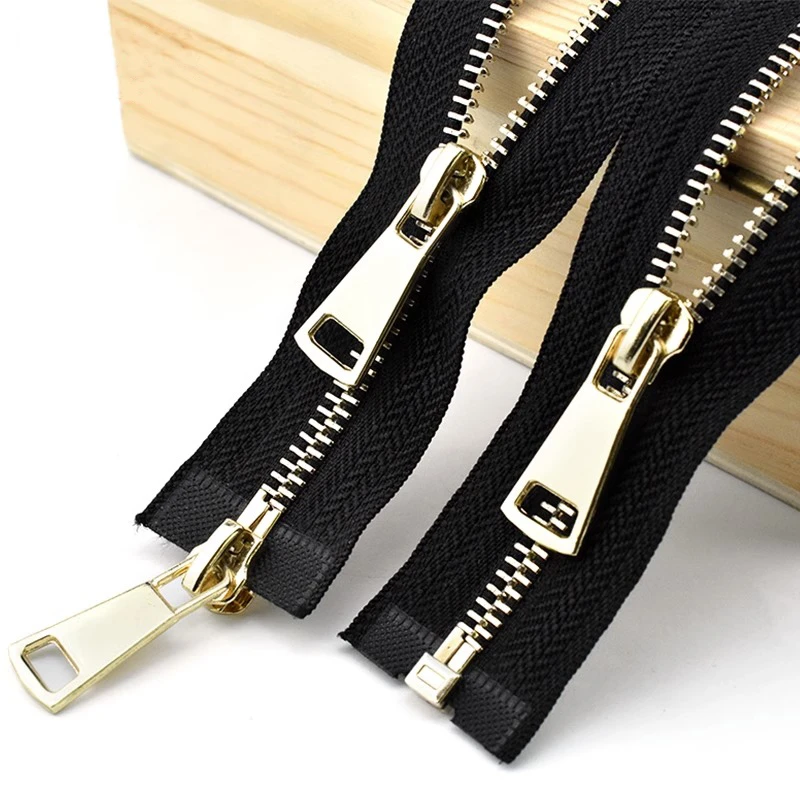 5号双头金属拉链女皮衣夹克衣服外套拉锁双向双开羽绒服长款拉链