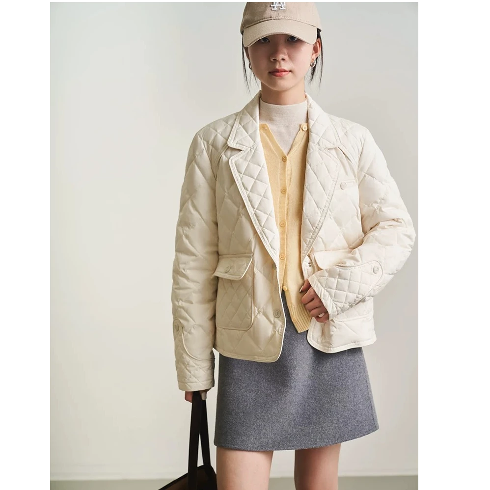 短款时尚鹅绒百搭加厚保暖韩版秋冬羽绒外套6051