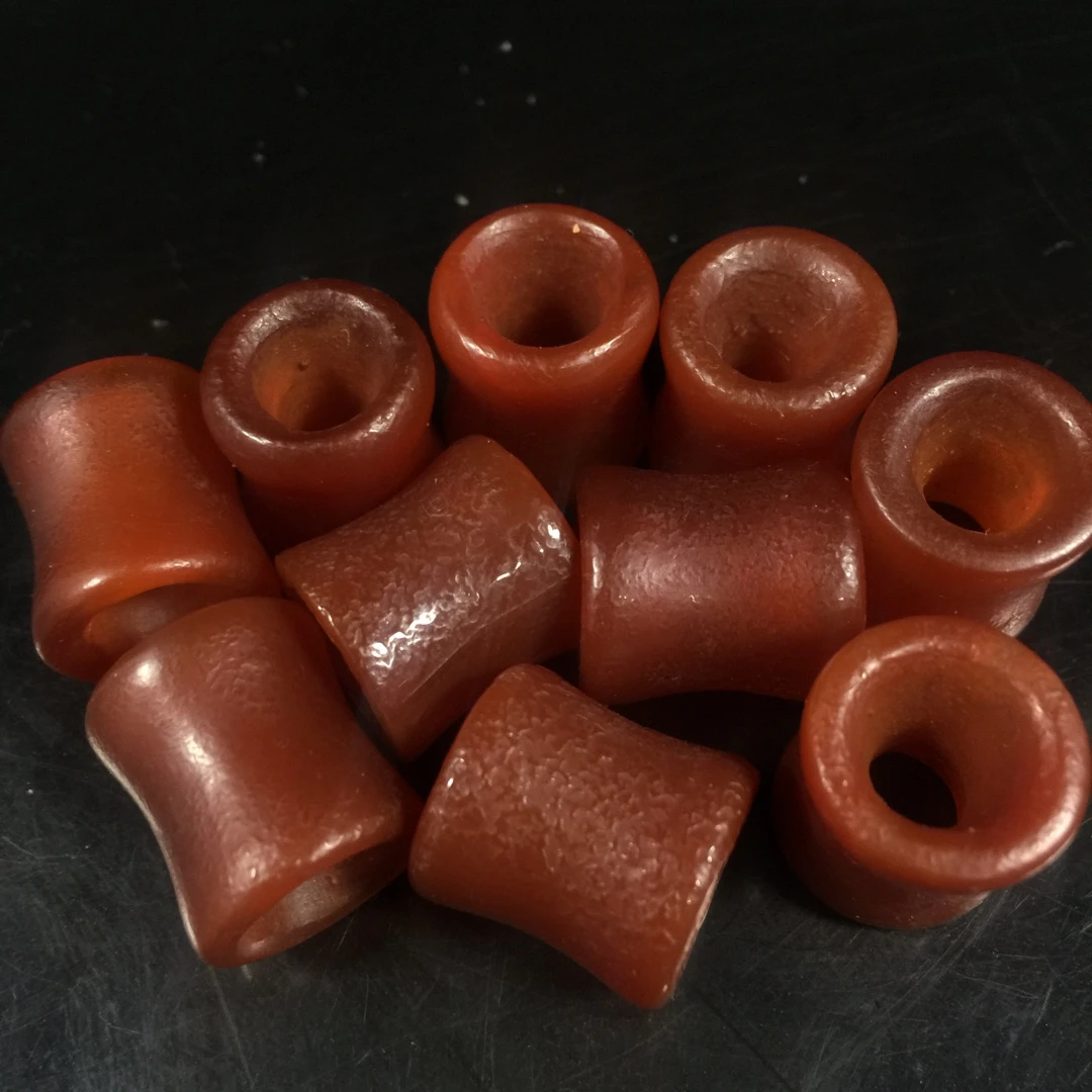 （每单发一颗）大孔老玛瑙风化纹珠子配珠古玩古董收藏1.5*1.4 13号