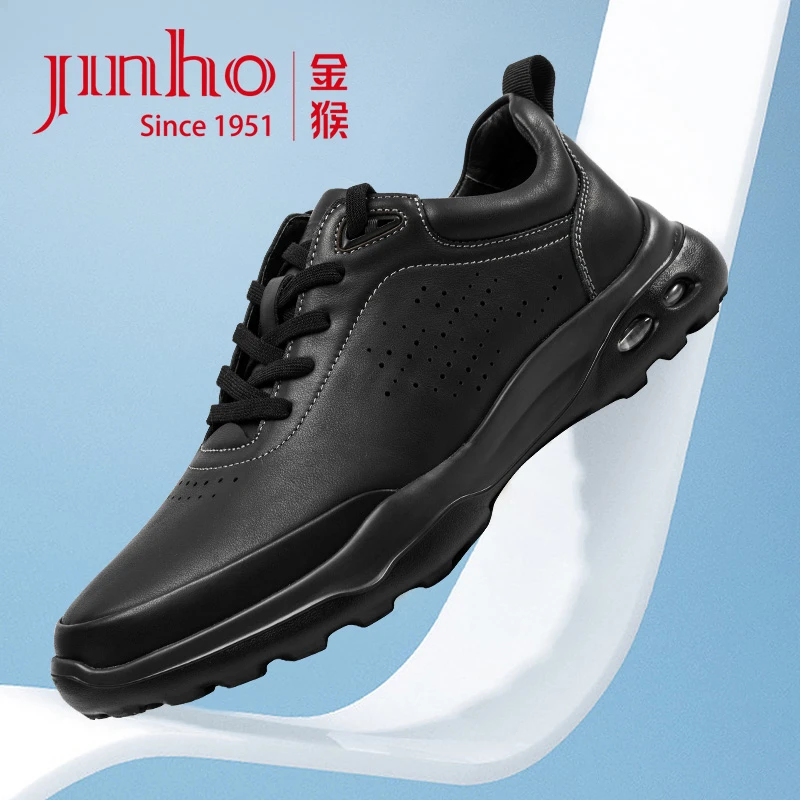 Jinho/金猴金猴休闲皮鞋男防滑缓震运动鞋休闲户外男鞋SQ20137A
