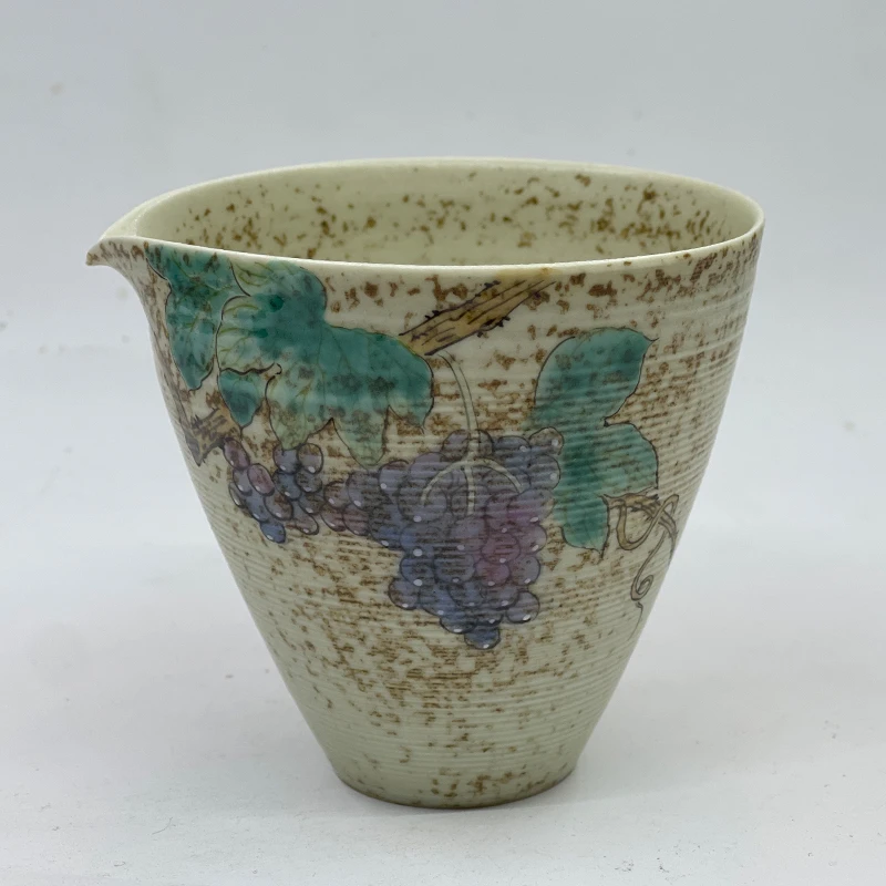 【孤品】艺术家 肖文华手绘公道杯9987