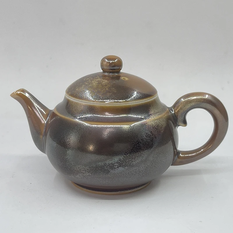 艺术家 王歌林柴烧大千彩壶 纯手工家用煮泡器泡茶壶 11242