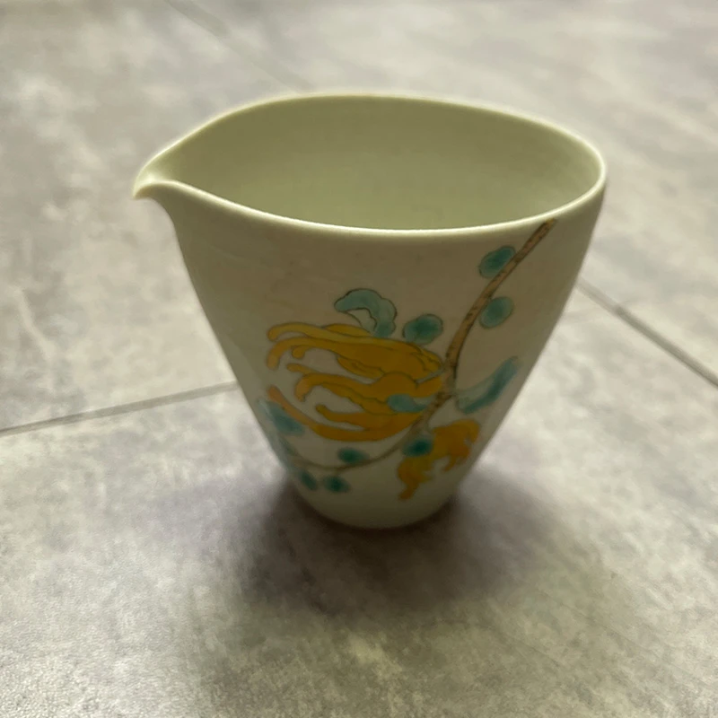 肖文华 手绘花鸟公道杯 10874