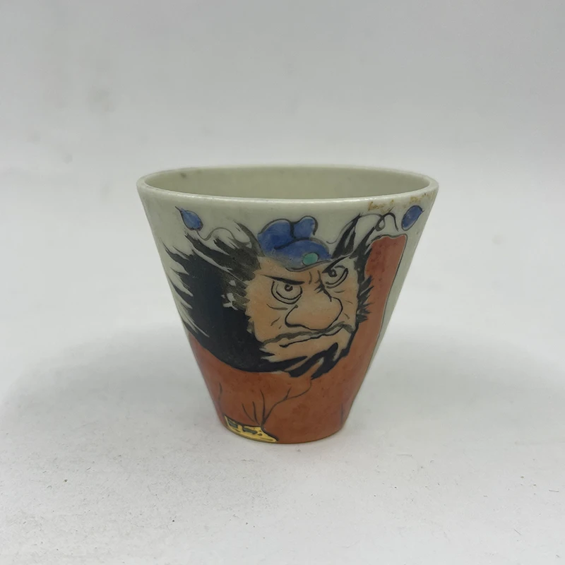 【孤品】艺术家 肖文华手绘人物单杯 陶瓷手作 10830