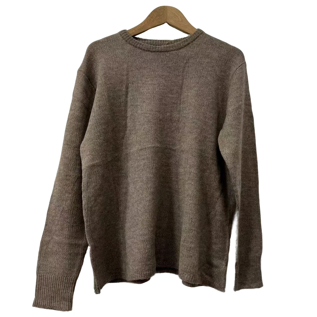 山山家-左岸迷香【毛衣】Z23FW7051牦牛绒圆领套头长袖百搭宽松秋冬