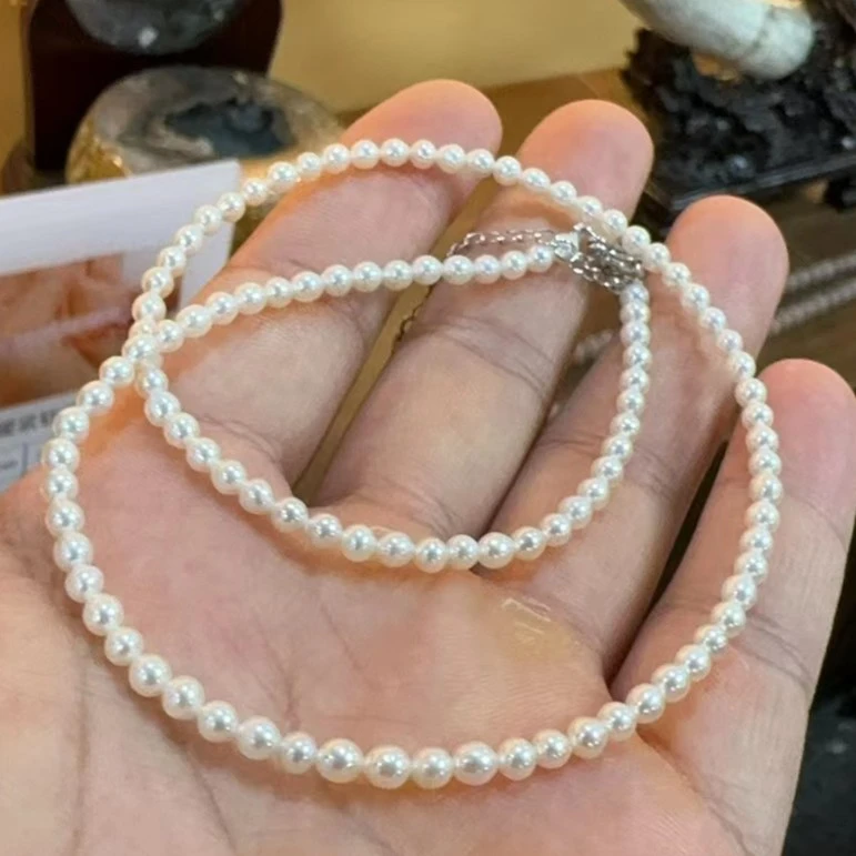 1501珍珠小米珠项链