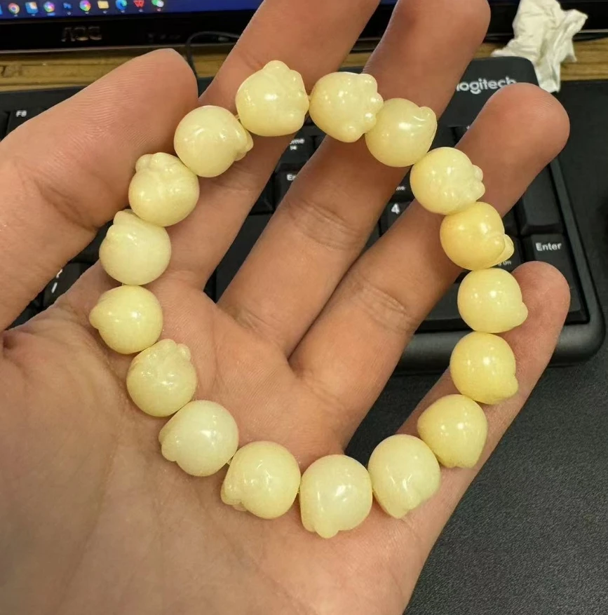 非金属木质婚庆饰品 2861菩提猫爪手链