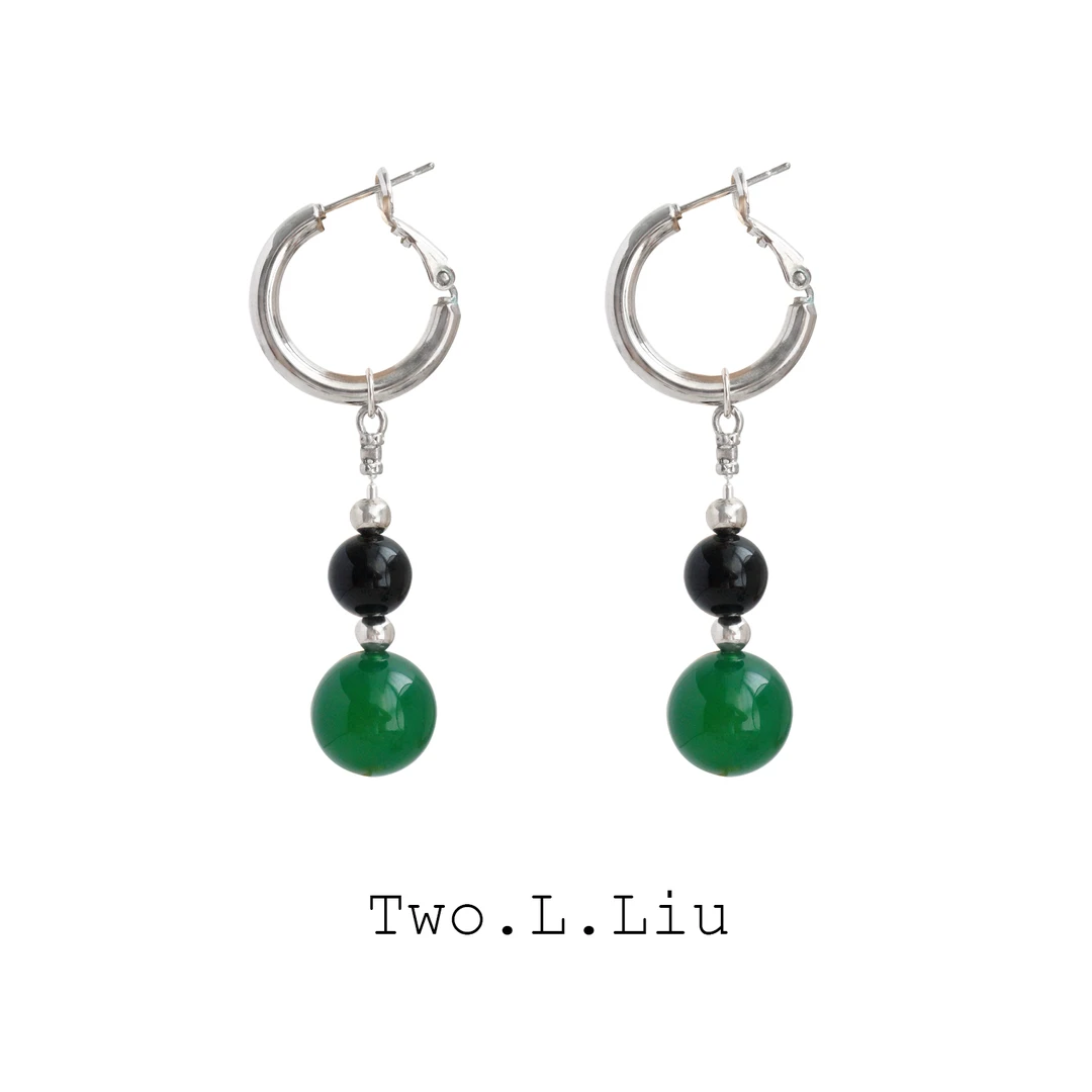 铜合金耳饰 国风吊坠女新中式气质古风无耳洞耳夹2024款耳环