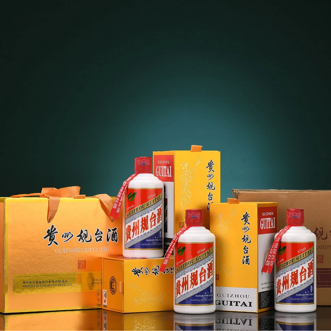 规台贵州规台酒旋风375茅台镇53°纯粮酱酒53%Vol375ml*6