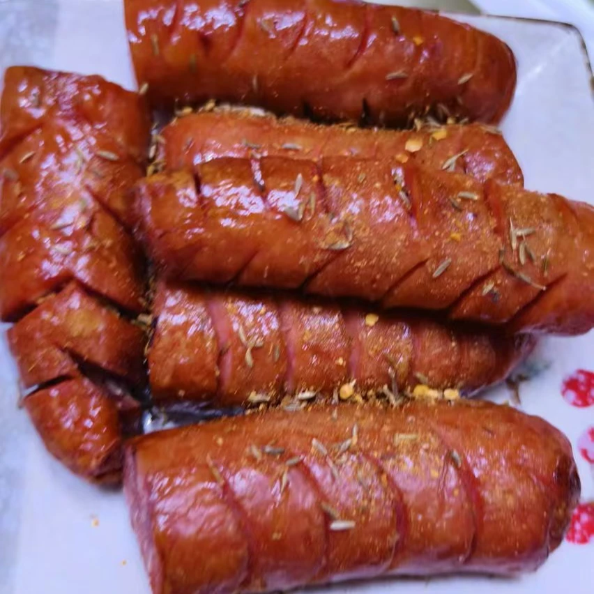 (娟子大食堂)蒜香大红肠每根200克左右  5斤