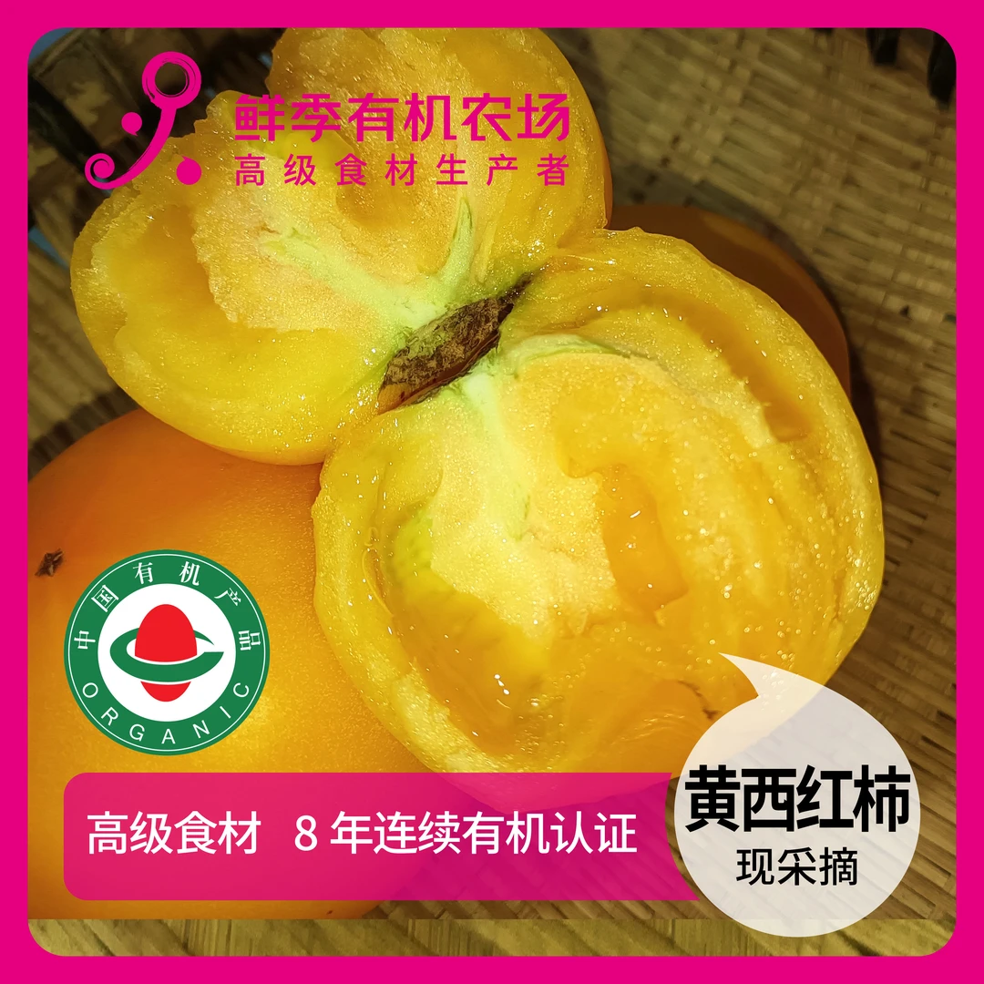 鲜季全自产 口感一般 有机大黄西红柿 500克