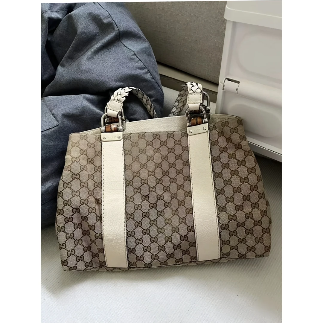 95新 GUCCI/古驰 肥肥中古/vintage/托特包