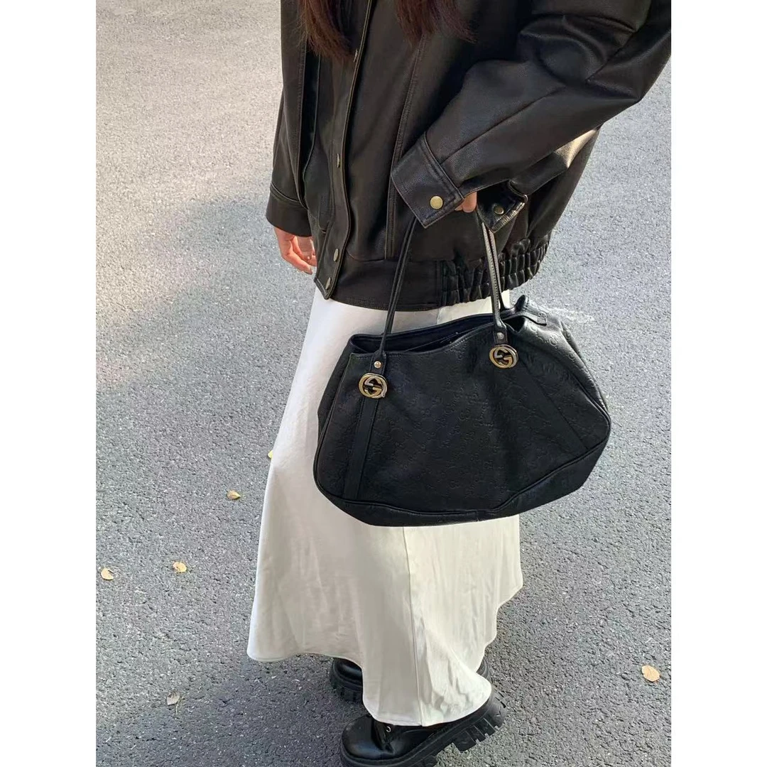 95新 GUCCI/古驰 肥肥中古/托特包