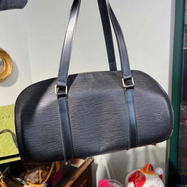 95新 LouisVuitton/路易威登 Lv水波纹巴比龙30黑色