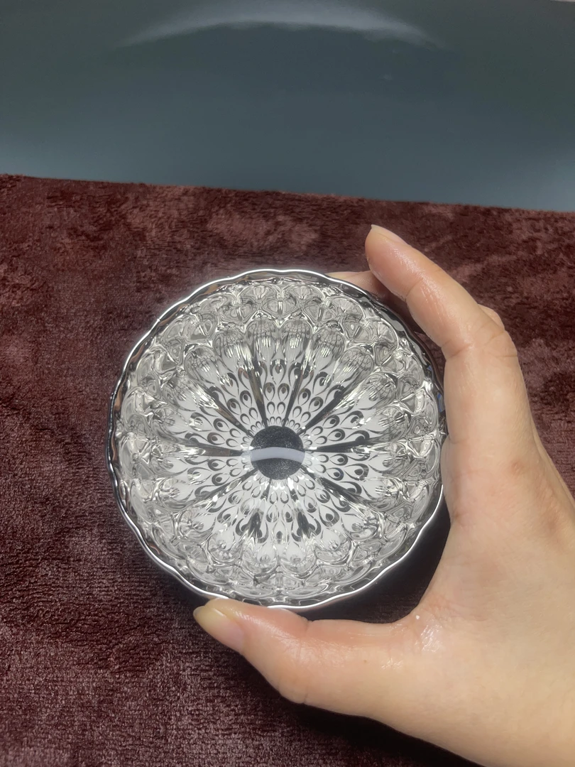 【闪购商品】冰清玉洁银孔雀品茗杯茶具