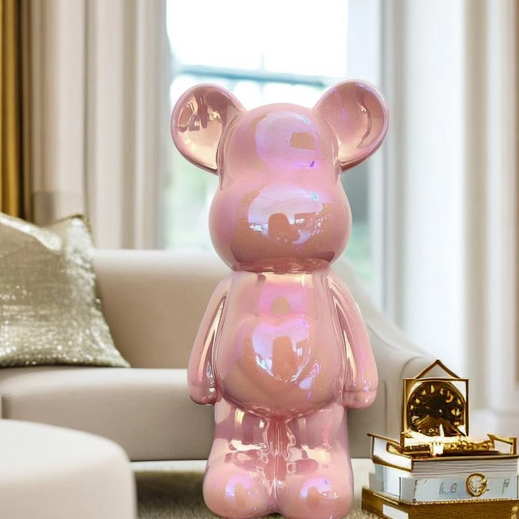 27厘米高 网红暴力熊儿童存钱罐书房客厅入户摆件轻奢高档装饰品