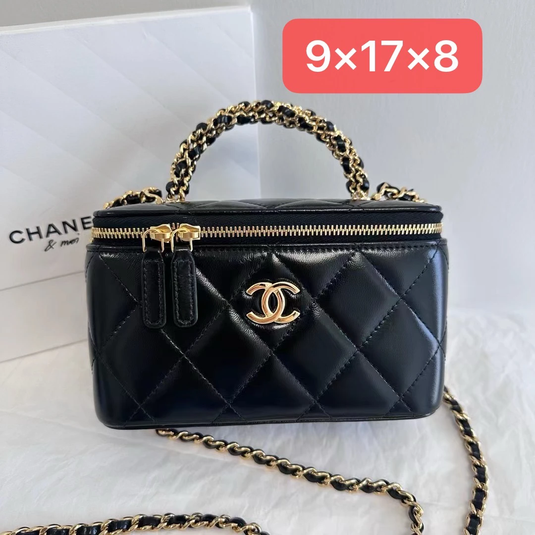 全新未使用 Chanel/香奈儿 24B双链条手柄长盒子 公价32500