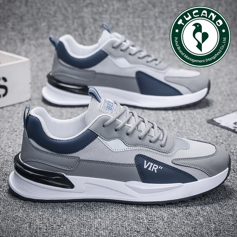 啄木鸟男鞋新款软底运动休闲鞋子男潮流百搭网面跑步鞋外穿旅游鞋