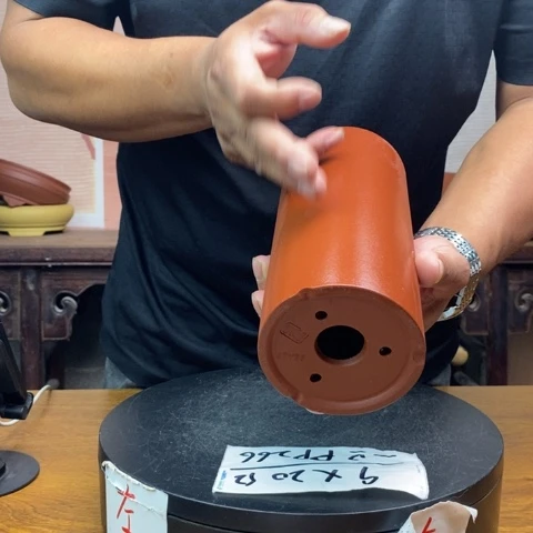 紫砂花盆货号一只PP266