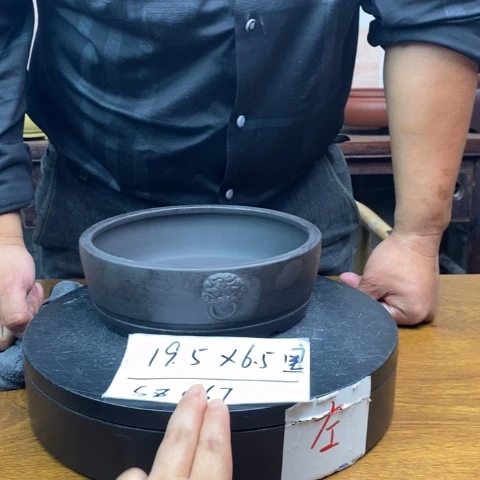 紫砂花盆货号一只SZ067