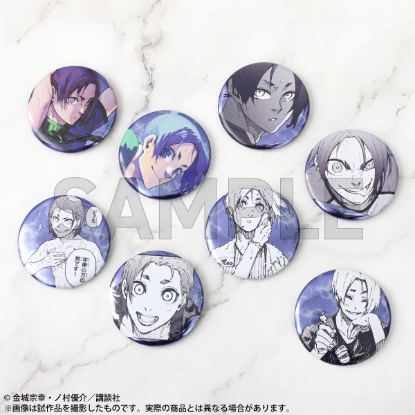 II【拆盒】蓝色监狱金沢原画展个人池徽章 vol.1&vol.2【盲盒】