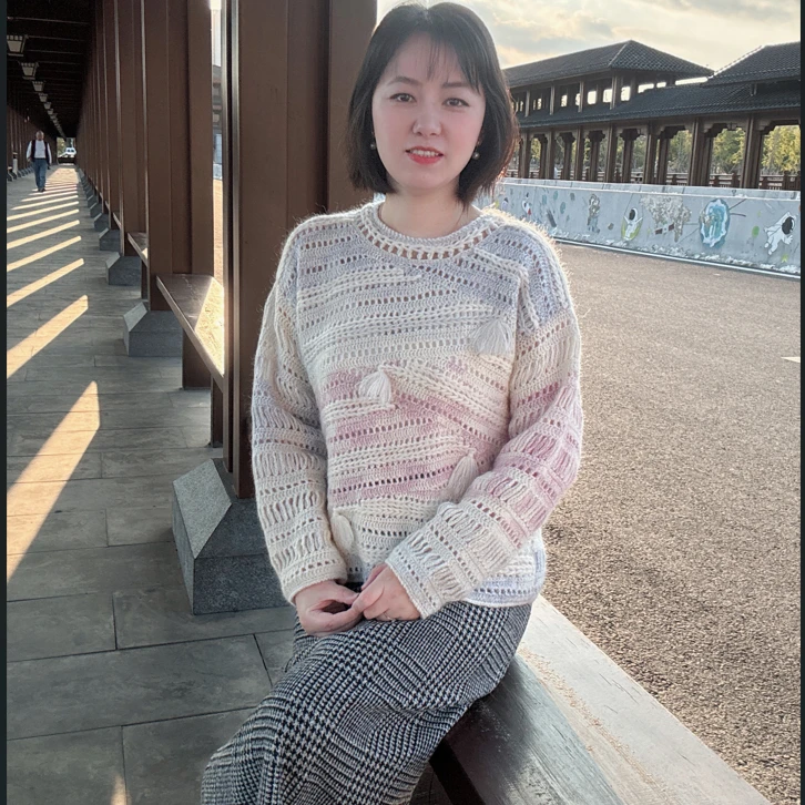 《云舒》不规则编织钩针上衣视频教程