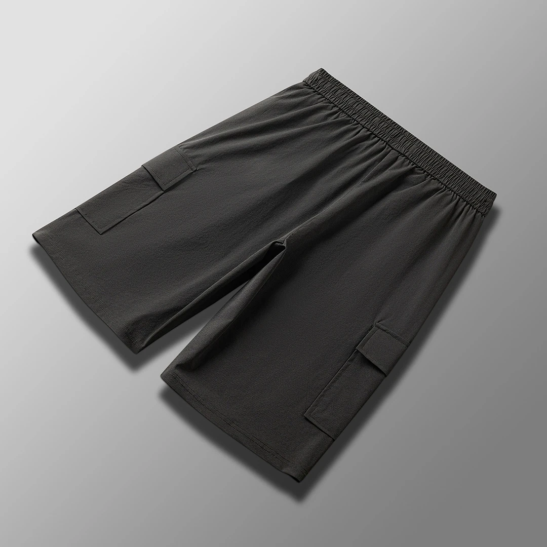 罗蒙工装短裤男夏季新款宽松百搭阔腿直筒休闲裤363