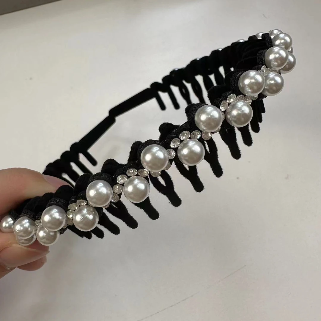 【小熊宝】简约轻奢百搭高颅顶发箍女气质时尚复古高级感发夹头饰