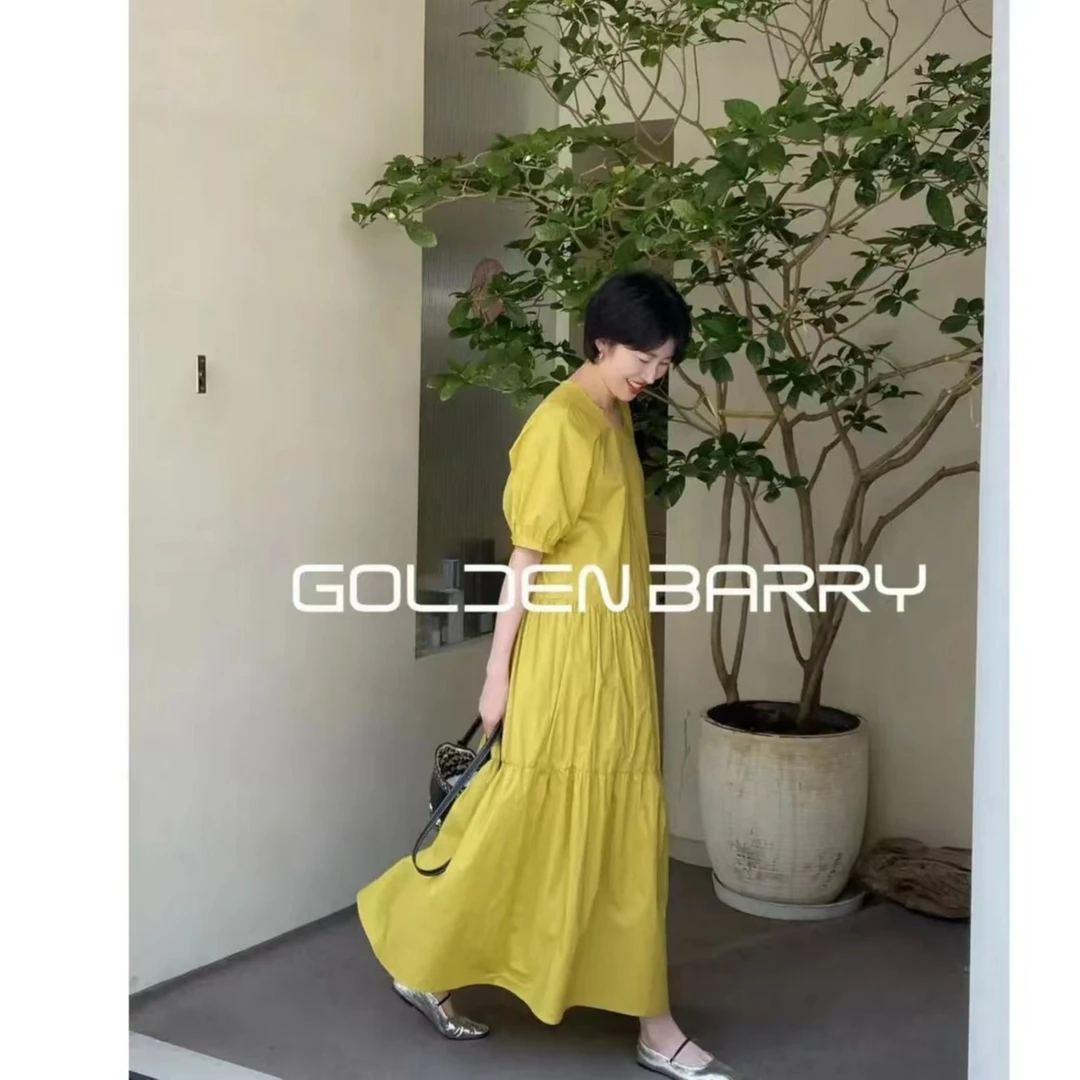 GOLDENBARRY【5.1特惠】|301197夏季轻奢高端连衣裙显瘦气质长裙
