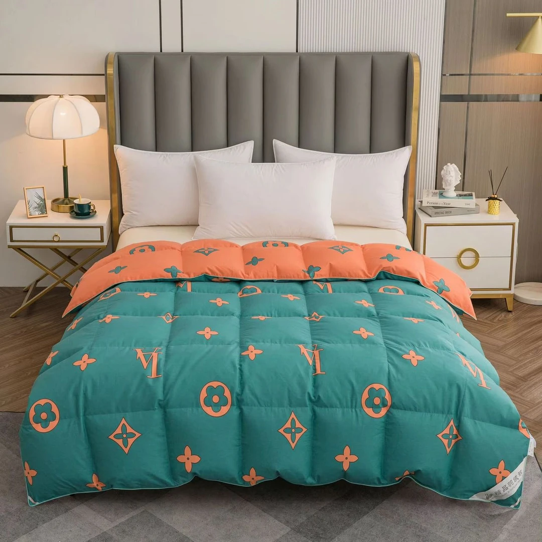 全棉AB面被壳 时尚印花翻新定制充绒双层被壳 柔软加厚保暖冬被