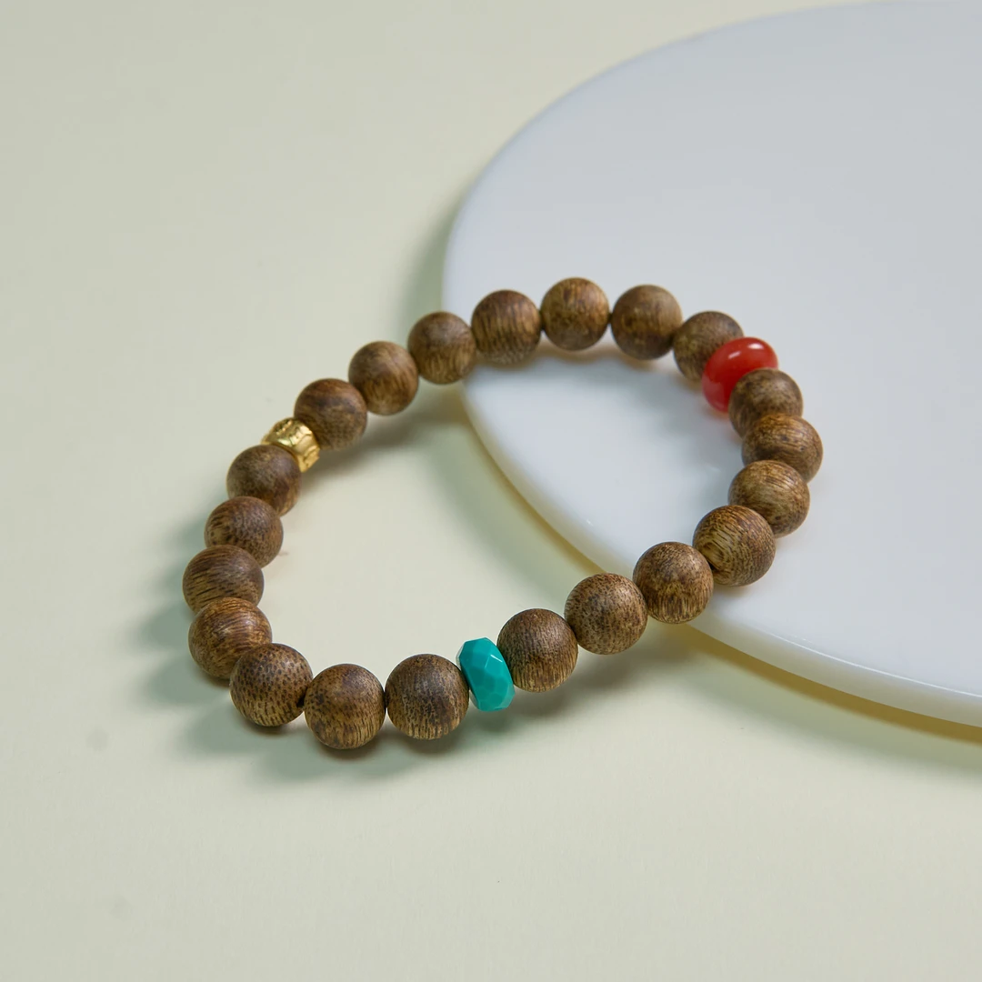 非金属木质手链 菲菲珠宝好*木质手串约8+mm