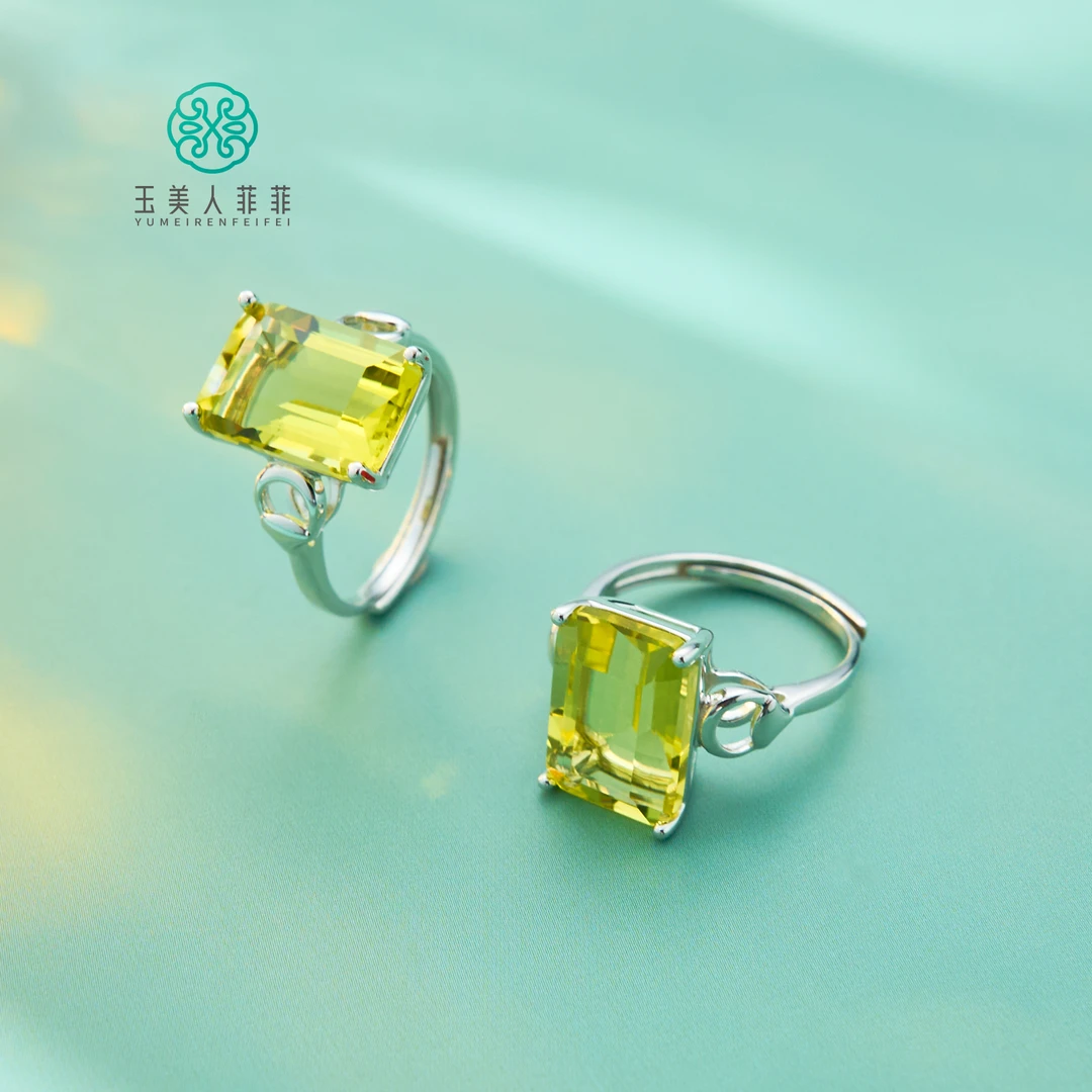 玉美人菲菲#S925水晶戒指约13*9m-多样性发一~欧若风珠宝/约7克拉