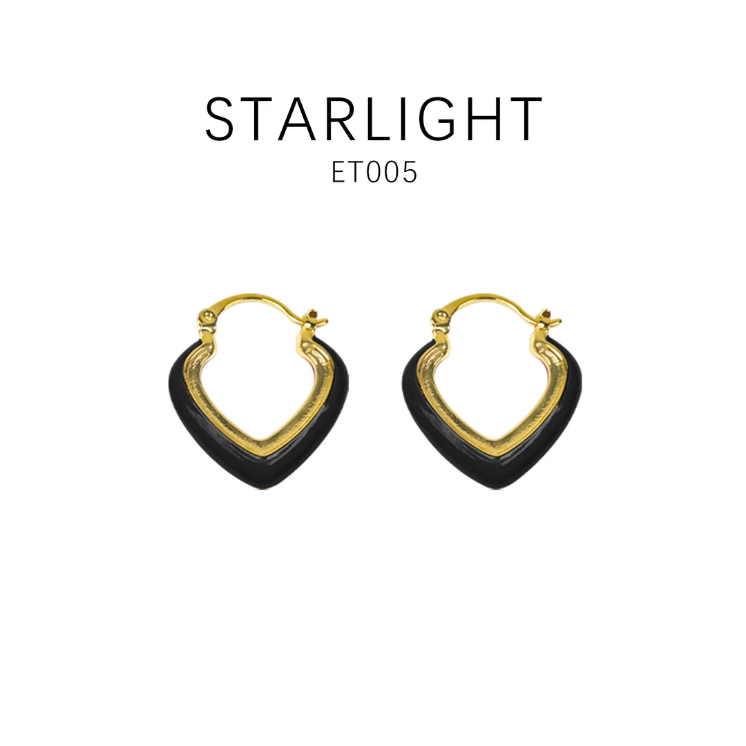 铜合金耳饰 大气复古百搭时尚轻奢款耳饰~ET005