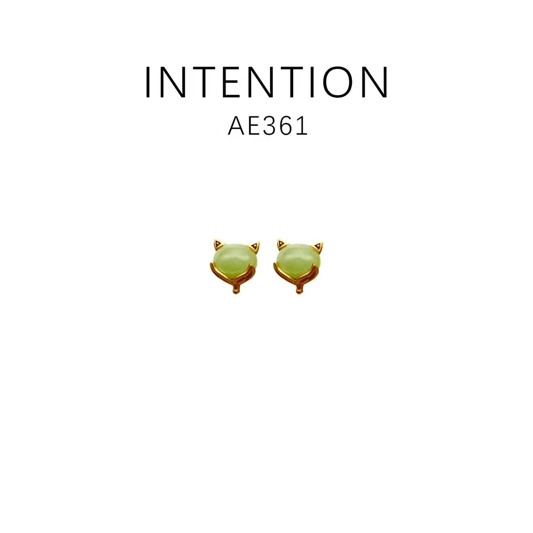 铜合金耳饰 中古风设计款轻奢气质耳饰~AE361