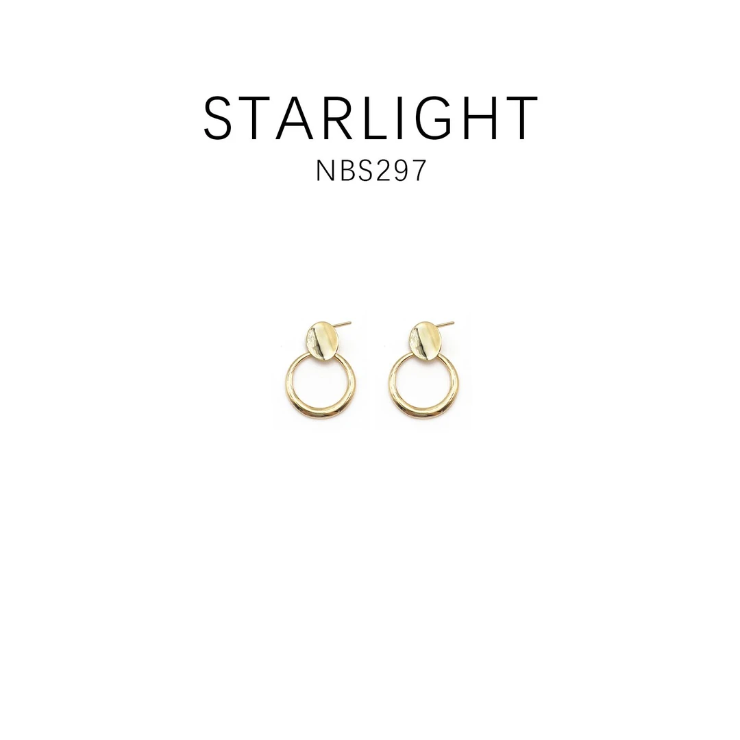 铜合金耳饰 设计款优雅时尚气质百搭耳饰~NBS297