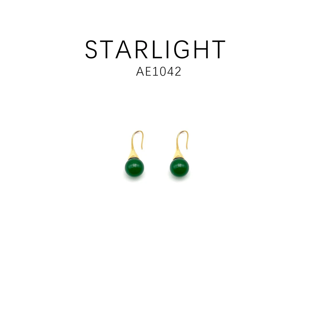 铜合金耳饰 设计款百搭简约经典时尚耳饰~AE1042