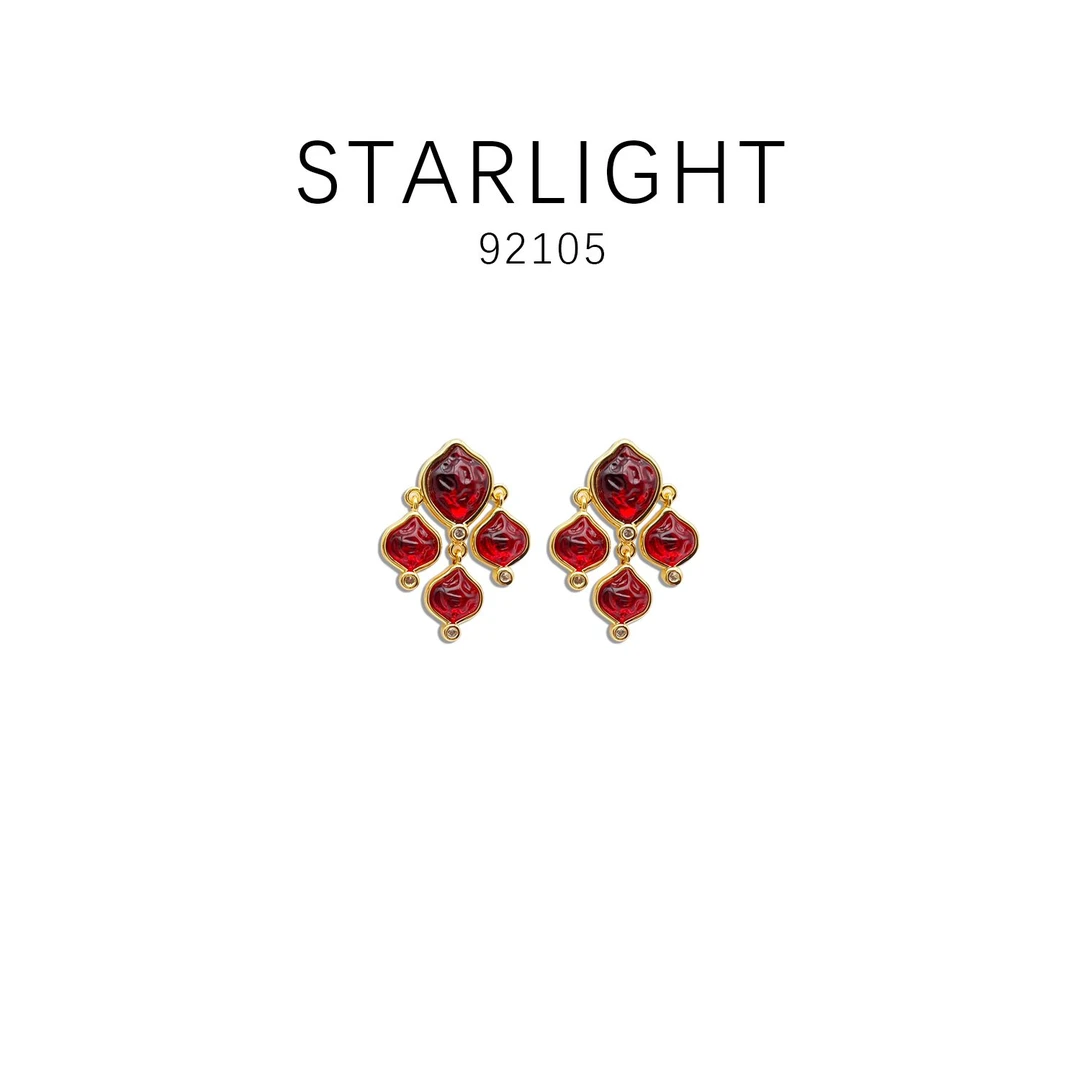 铜合金耳饰 时尚百搭耳饰~92105