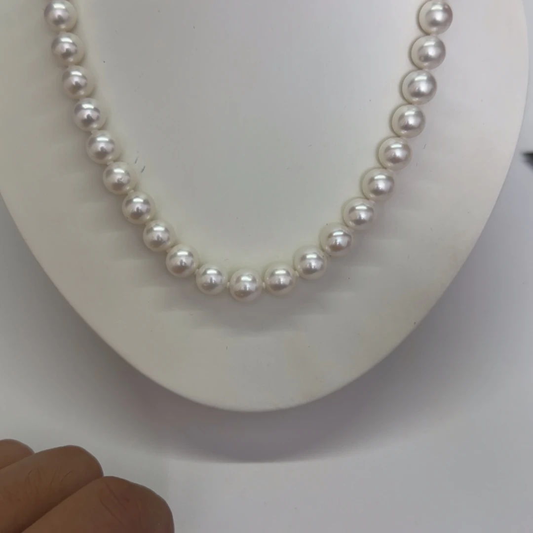 【闪购商品】淡水珍珠项链银S925镶嵌